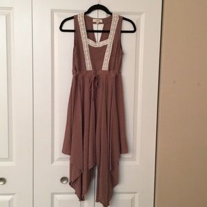 Sundress with Lace Trim